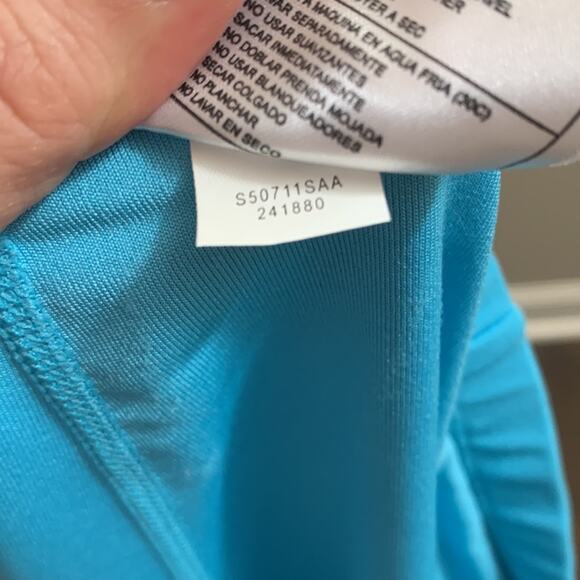 Nike Dri-Fit Sky Blue Dual Slit Skort - Picture 6 of 7